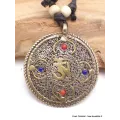 Pendentif tibétain réversible Kalachakra - Pendentifs tibétains bouddhistes