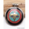 Bijou tibétain pendentif réversible double Dorjé Bijoux tibetains bouddhistes 6284.1