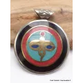 Bijou tibétain pendentif réversible double Dorjé - Pendentifs tibétains bouddhistes