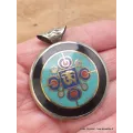 Bijou tibétain pendentif réversible double Dorjé - Pendentifs tibétains bouddhistes