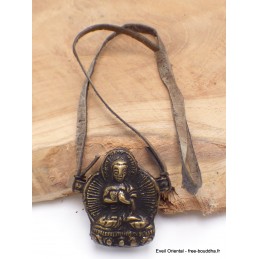 Amulette tibétaine pendentif ghau Bouddha Bijoux tibetains bouddhistes ref 43