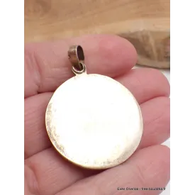 Bijou tibétain pendentif Om turquoise corail - Pendentifs tibétains bouddhistes