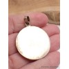 Bijou tibétain pendentif Kalachakra couleur turquoise Bijoux tibetains bouddhistes WN36