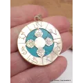 Bijou tibétain pendentif double dorje - Pendentifs tibétains bouddhistes