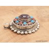 Bijou tibétain pendentif Ghau pierre naturelle Bijoux tibetains bouddhistes 2668.5