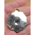 Bijou tibétain pendentif fleur Yeux du Bouddha - Pendentifs tibétains bouddhistes