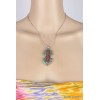 Bijou tibétain forme Dordje imitation corail Bijoux tibetains bouddhistes BHP44.4