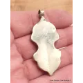 Bijou tibétain forme Dordje imitation corail - Pendentifs tibétains bouddhistes