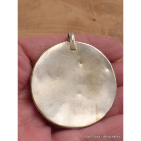 Bijou tibétain pendentif rond Om mantra Bijoux tibetains bouddhistes BHP46