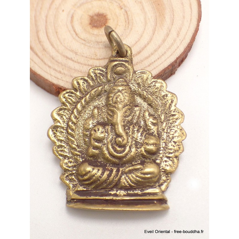 Bijou pendentif Ganesh en laiton