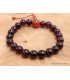 Bracelet tibétain Améthyste d'Uruguay Bracelets tibétains bouddhistes BM10.1
