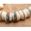Bracelet tibétain porte-bonheur os de buffle Bracelets tibétains bouddhistes BB21