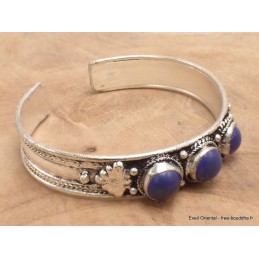 Bracelet tibétain couleur lapis lazuli Bijoux tibetains bouddhistes AST1