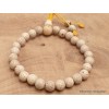 Bracelet tibétain mala Graines de Lotus blanc Bracelet Mala tibétain BM14.2
