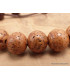 Bracelet tibétain mala vraies Graines de Lotus brun Bracelets tibétains bouddhistes BM14