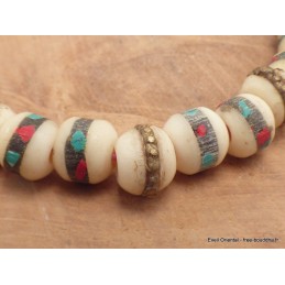 Bracelet tibétain porte-bonheur petites perles Bijoux tibetains bouddhistes BB24.1