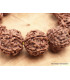 Bracelet mala en grosses Graines de Rudraksha Bracelet Mala tibétain BMPR
