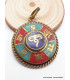 Pendentif tibétain Yeux de Bouddha Bijoux tibetains bouddhistes ref70.2