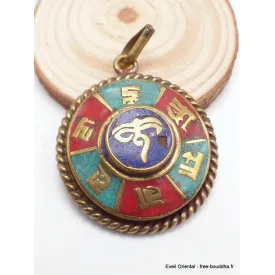 Pendentif tibétain Yeux de Bouddha - Pendentifs tibétains bouddhistes