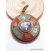 Pendentif tibétain Yeux de Bouddha Bijoux tibetains bouddhistes ref70.2