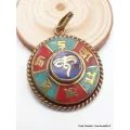 Pendentif tibétain Yeux de Bouddha - Pendentifs tibétains bouddhistes
