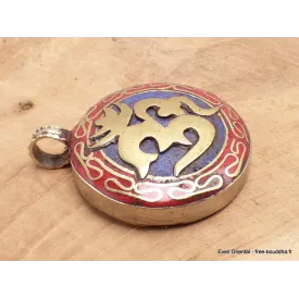 Bijou tibétain Om hindouiste laiton - Pendentifs tibétains bouddhistes