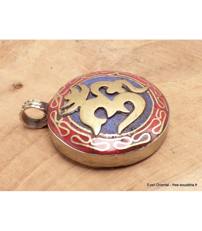 Bijou tibétain Om hindouiste laiton Bijoux tibetains bouddhistes BHP45.8