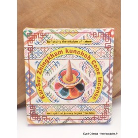 Encens cônes bhoutanais Kar Sur Zingkham Kunchab Encens tibétains, accessoires ENBHT1