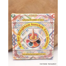 Encens cônes bhoutanais Kar Sur Zingkham Kunchab - Objets rituels bouddhistes