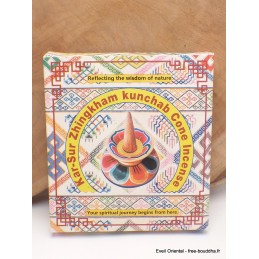 Encens cônes bhoutanais Kar Sur Zingkham Kunchab Encens tibétains, accessoires ENBHT1