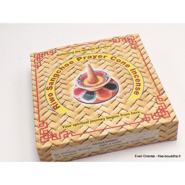 Encens cônes bhoutanais Riwo Sangchoe Prayer Encens tibétains, accessoires ENBHT2