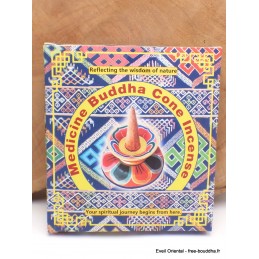 Encens bhoutanais cônes Bouddha de Médecine Encens tibétains, accessoires ENBHT4