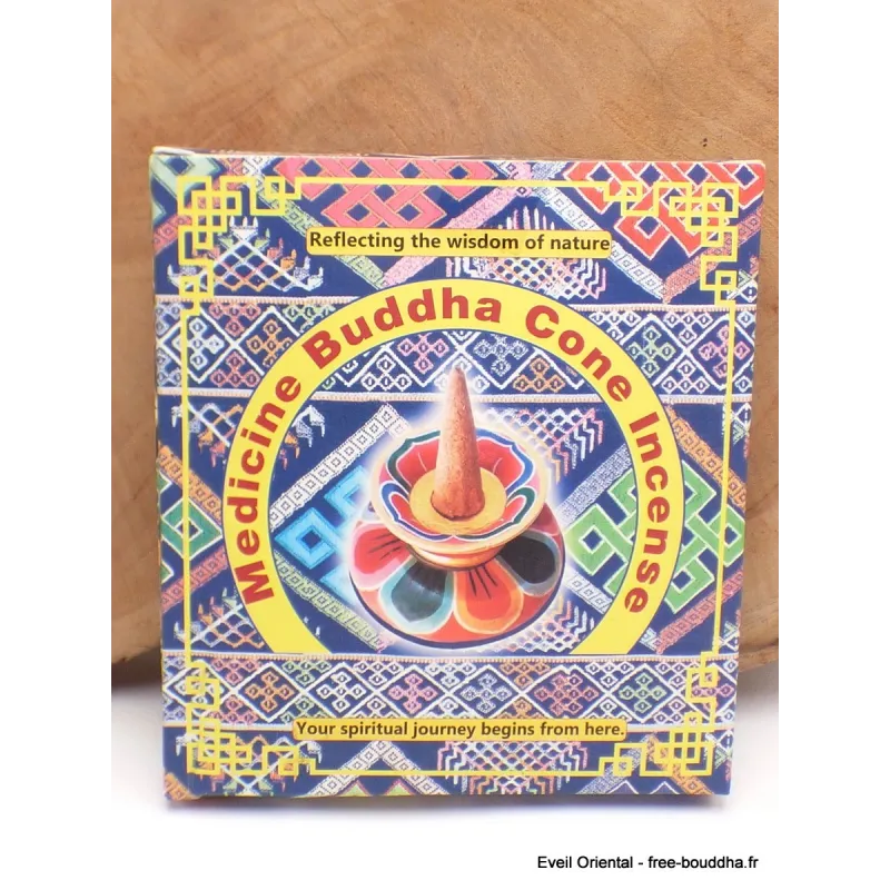 Encens bhoutanais cônes Bouddha de Médecine - Objets rituels bouddhistes
