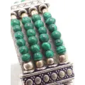 Bracelet tibétain en perles de Malachite - Bracelets tibétains bouddhistes