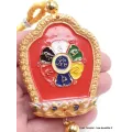 Amulette tibétaine porte-bonheur Kalachakra - Amulette bouddhiste, porte-clé