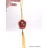 Amulette tibétaine porte-bonheur Kalachakra Amulette tibétaine, porte-clé AMT2