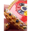 Amulette tibétaine porte-bonheur Kalachakra - Amulette bouddhiste, porte-clé