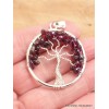 Pendentif Arbre de Vie en Grenat Pendentifs pierres naturelles ARB3