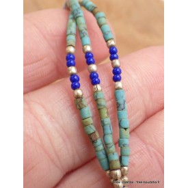 Bracelet tibétain pierres naturelles et fantaisie Bracelets tibétains bouddhistes BRETH28