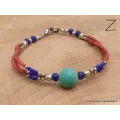 Bracelet tibétain pierres naturelles et fantaisie - Bracelets tibétains bouddhistes