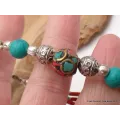 Bracelet tibétain pierres naturelles et fantaisie - Bracelets tibétains bouddhistes