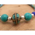 Bracelet tibétain pierres naturelles et fantaisie - Bracelets tibétains bouddhistes