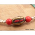 Bracelet tibétain pierres naturelles et fantaisie Bracelets tibétains bouddhistes BRETH28