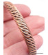 Bracelet tibétain torsadé cuivre massif Bracelets tibétains bouddhistes BTA4