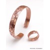 Bracelet tibétain et bague en cuivre Bracelets tibétains bouddhistes BTA9