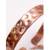 Bracelet tibétain + bague cuivre martelé Bijoux en Cuivre BTA11