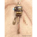 Petit moulin à prières tibétain à main ou pendentif - Pendentifs tibétains bouddhistes