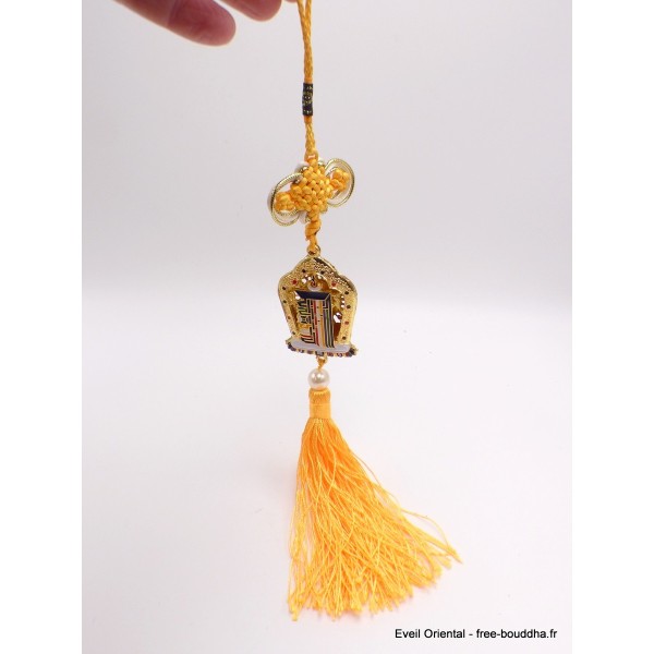 Amulette tibétaine porte-bonheur Kalachakra zodiaque Amulette tibétaine, porte-clé AMT3