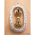 Pendentif tibétain Dorjé 6 branches - Pendentifs tibétains bouddhistes