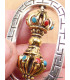 Bijou tibétain pendentif Dordjé 6 branches Cloches et dorjé tibétains PAP5